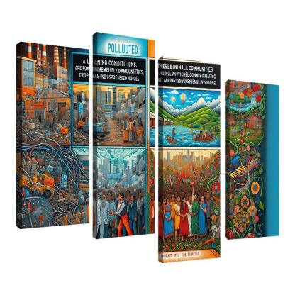 Healing Our Planet A Call For Environmental Justice Multi-panel Paintings