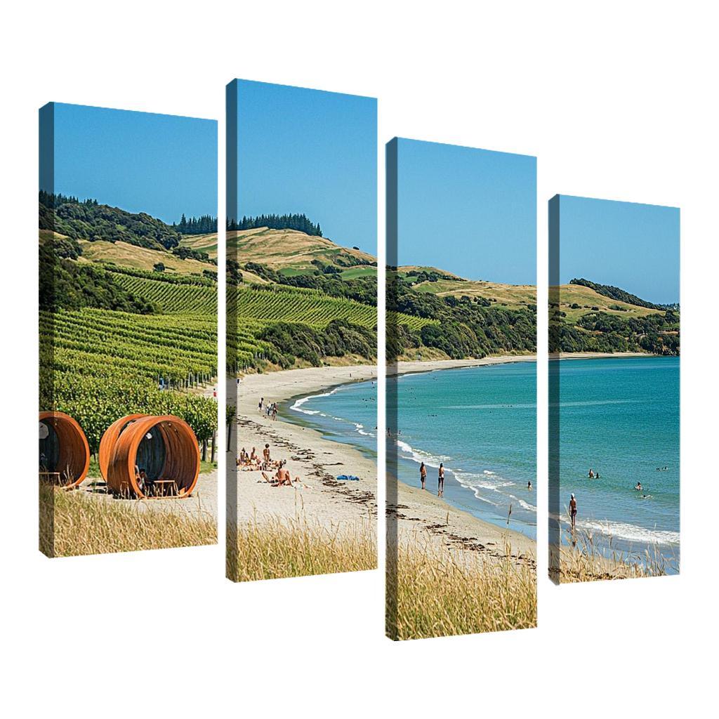 Waiheke Island Abstract Paintings Frame