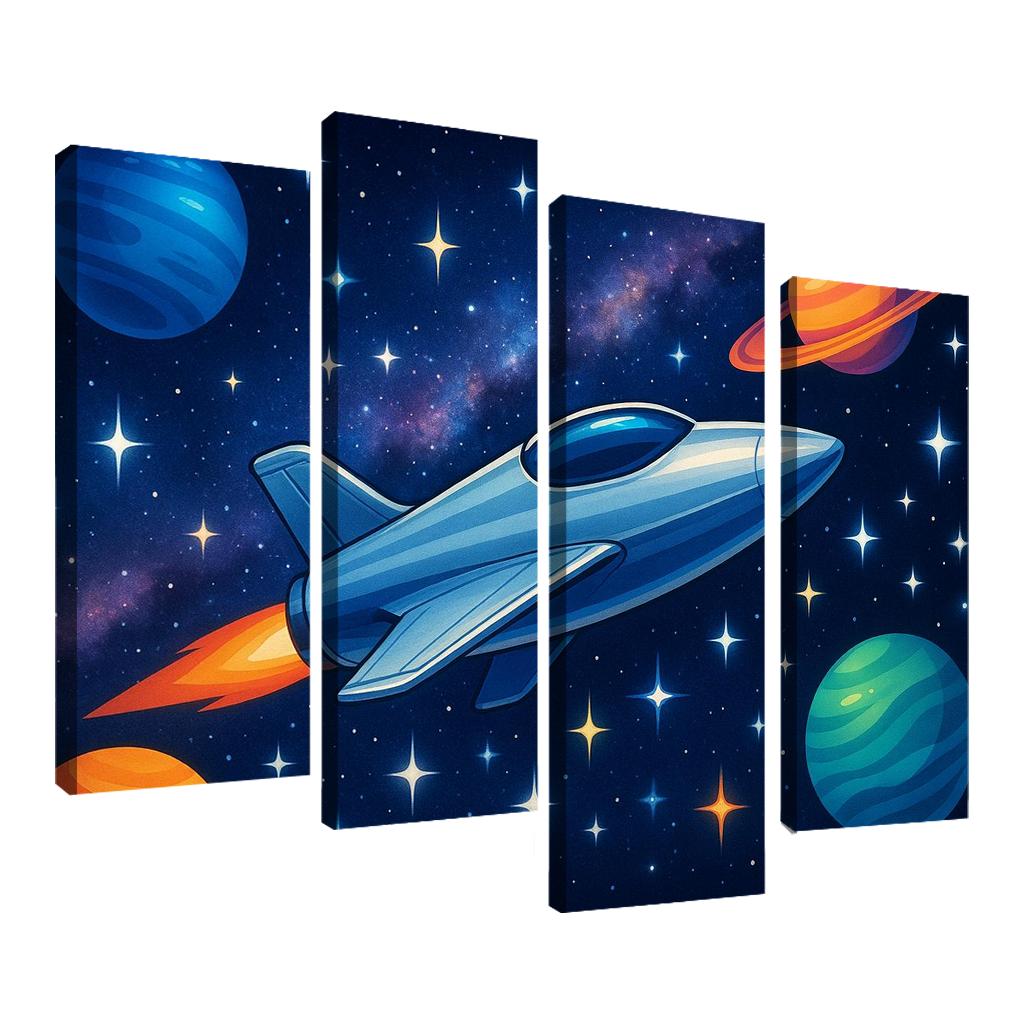 Galactic Space Voyager Premium Artwork Frames