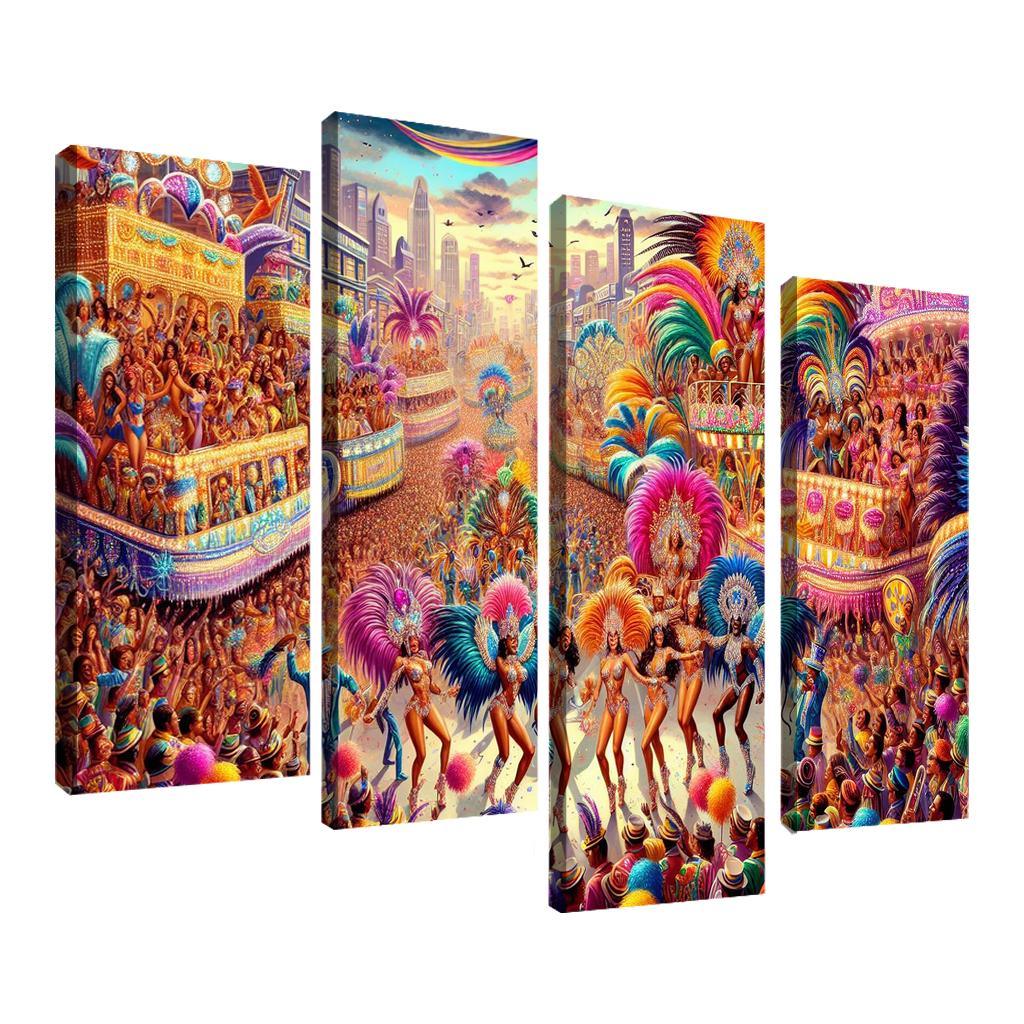Rio Carnival - Brazil Modern Paintings Frame