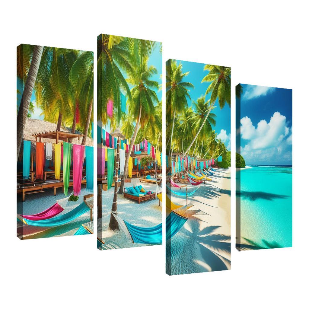 Tropical Escape Beach Premium Artwork Frames