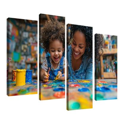 The Colors Of Her Love A Mothers Creative Spirit Canvas Paintings Frame
