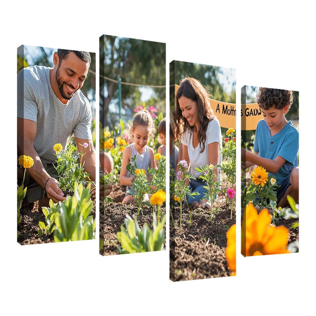 A Mothers Garden Blossoming Love Modern Paintings Frame