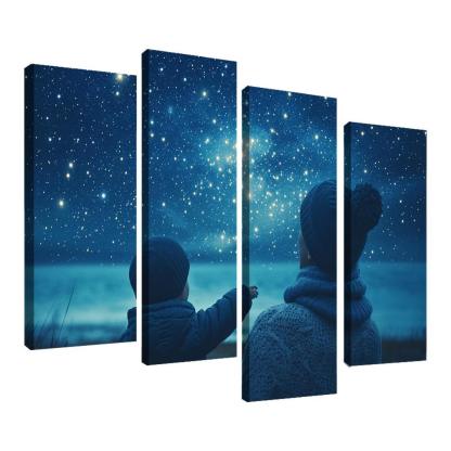 The Light Of Hope A Mothers Guiding Star Canvas Paintings Frame