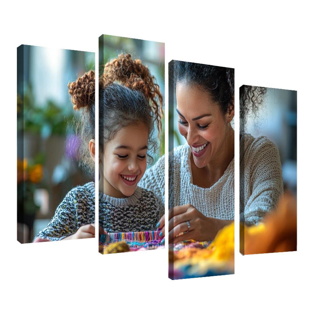 The Tapestry Of Love Weaving A Mothers Story Canvas Paintings Frame