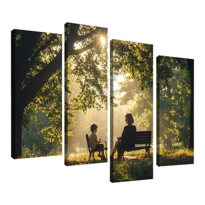 Reflections Of Love A Mother's Heartfelt Advice Canvas Paintings Frame
