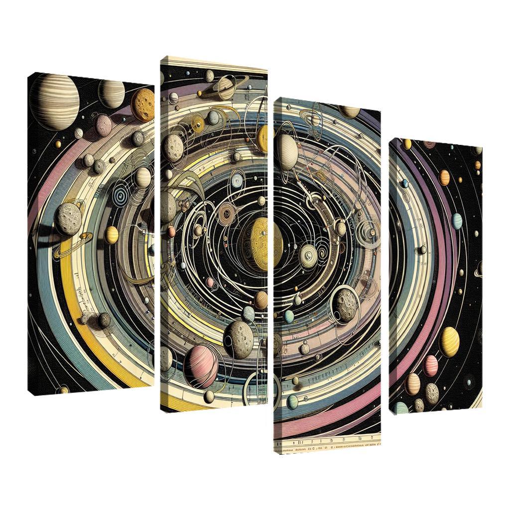 The Harmony Of Celestial Mechanics Abstract Paintings Frame