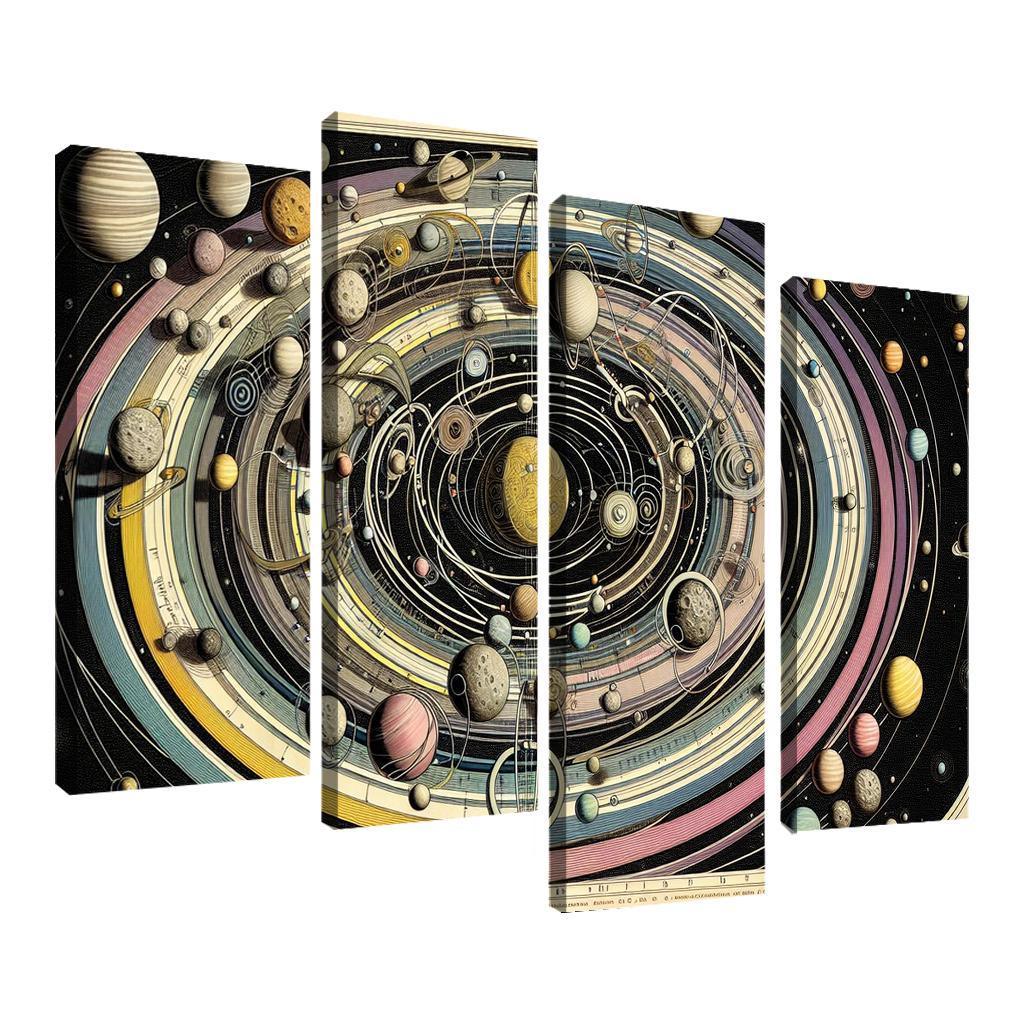 The Harmony Of Celestial Mechanics Abstract Paintings Frame