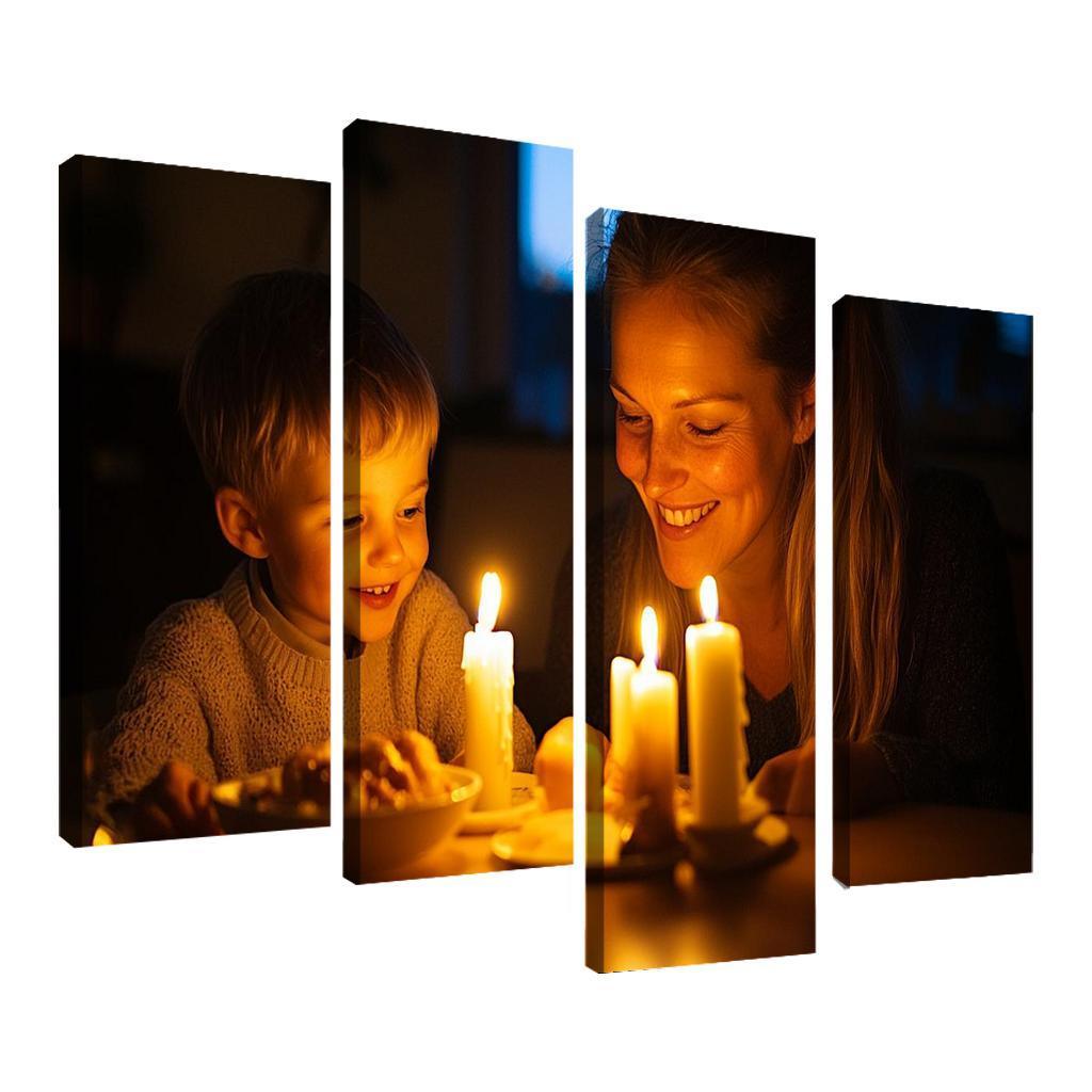 Candlelight Moments Illuminating Love Custom Paintings Frame