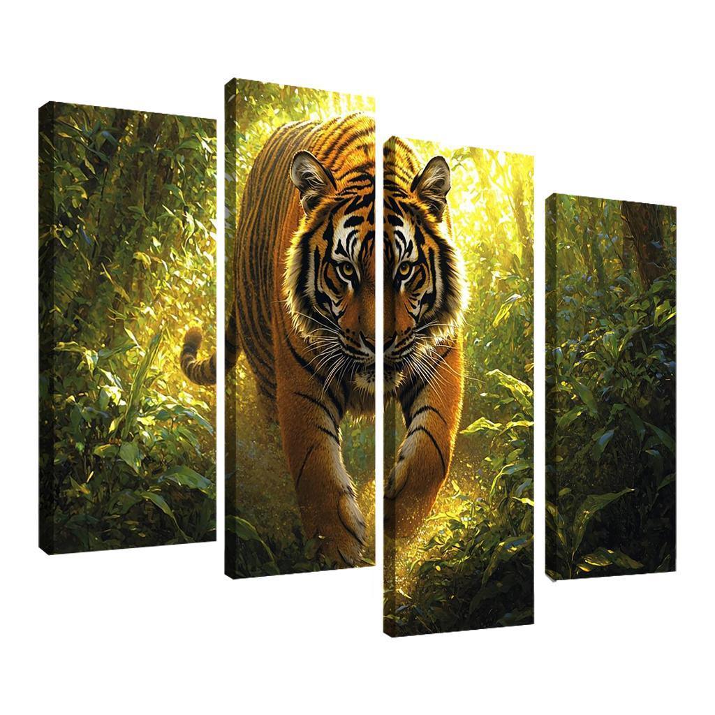 The Power Of The Tiger Canvas Paintings Frame