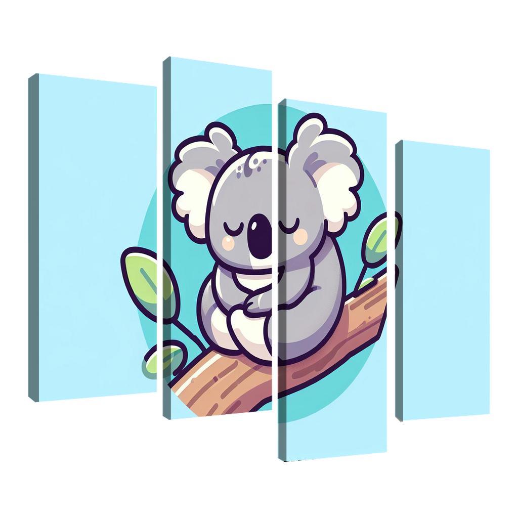 Cuddly Koala Modern Paintings Frame