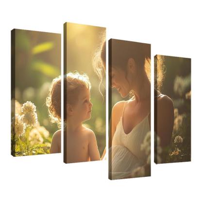 A Heartfelt Connection The Unspoken Bond Of Love Canvas Paintings Frame