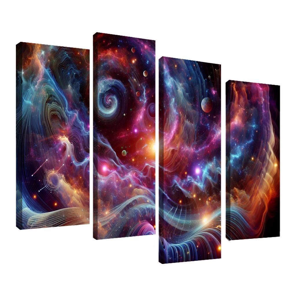 Celestial Interplay Of Frequencies Premium Artwork Frames