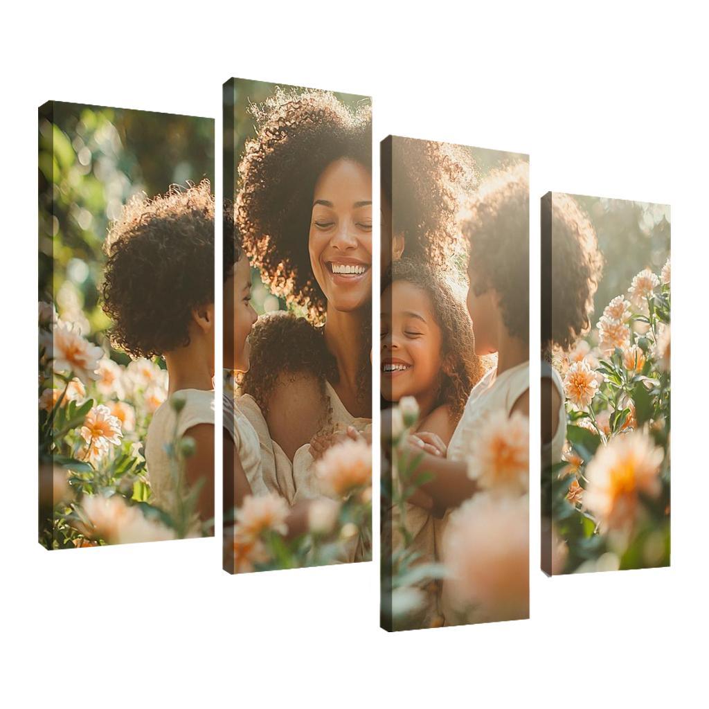 The Circle Of Love A Mothers Embrace Canvas Paintings Frame