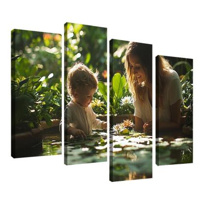 Reflections Of Love A Mothers Wisdom In Nature Canvas Paintings Frame