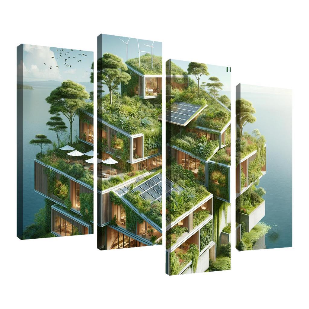 Symbiotic Architecture Custom Paintings Frame