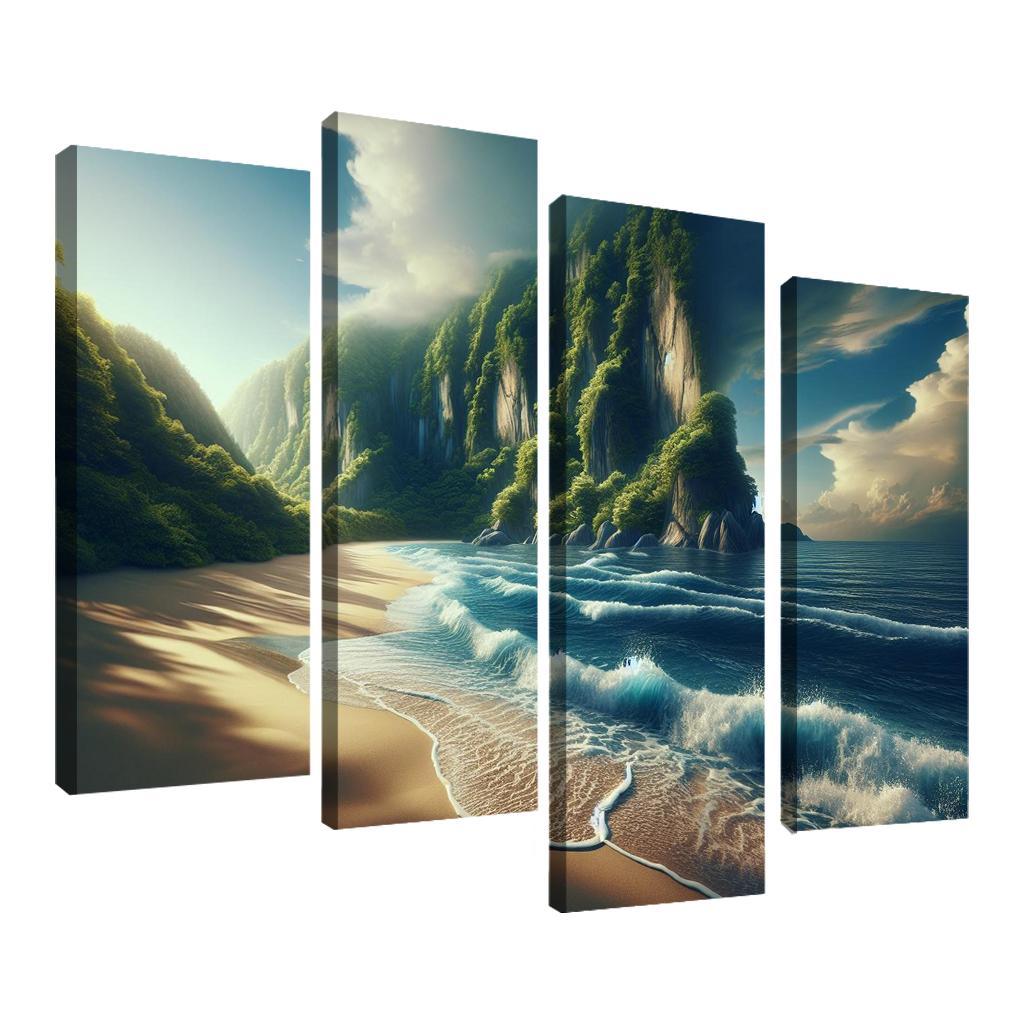 Secluded Sands A Hidden Retreat Premium Artwork Frames