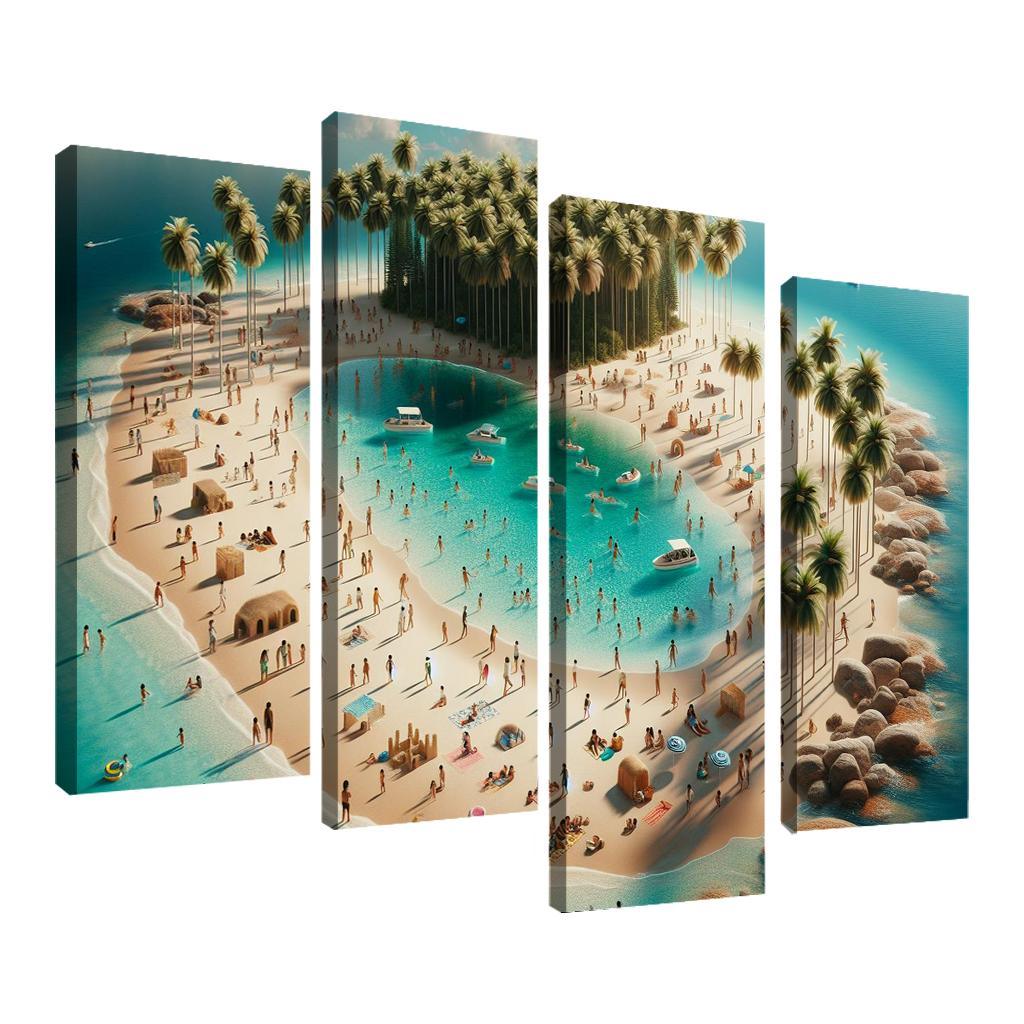 Crystal Waters Oasis Modern Paintings Frame