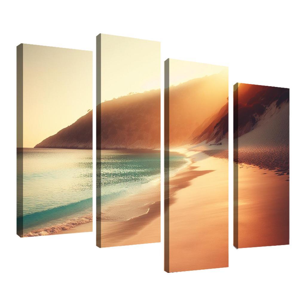 Waves Of Serenity Beach Premium Artwork Frames