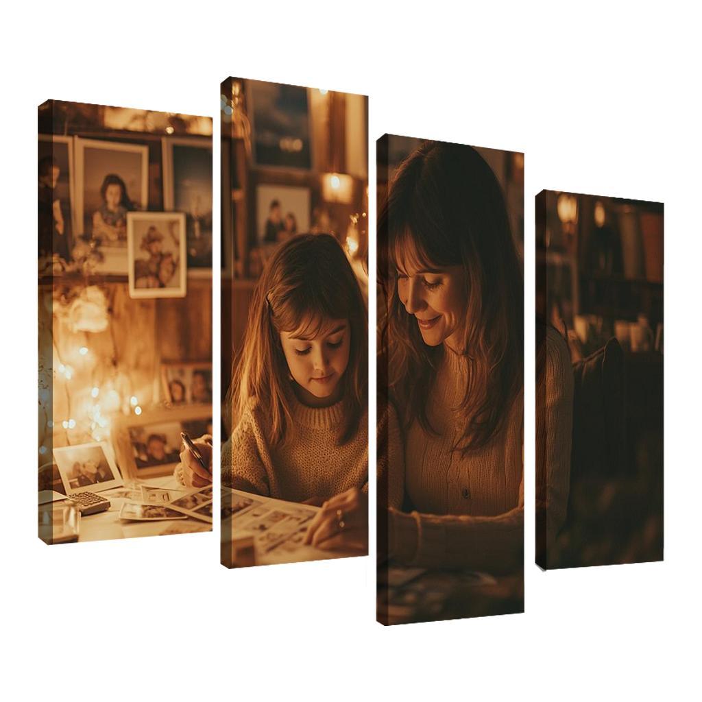 A Time To Remember Celebrating Motherhood Canvas Paintings Frame