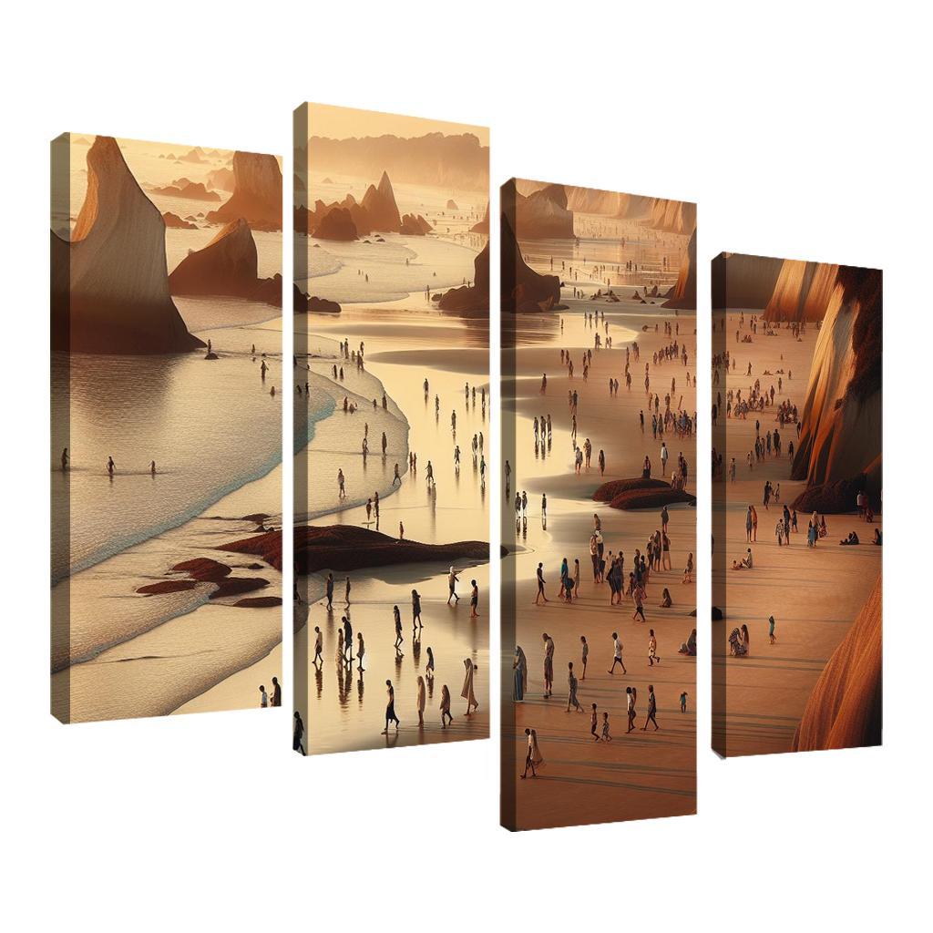 Wanderlust Beach Path Of Discovery Multi-panel Paintings