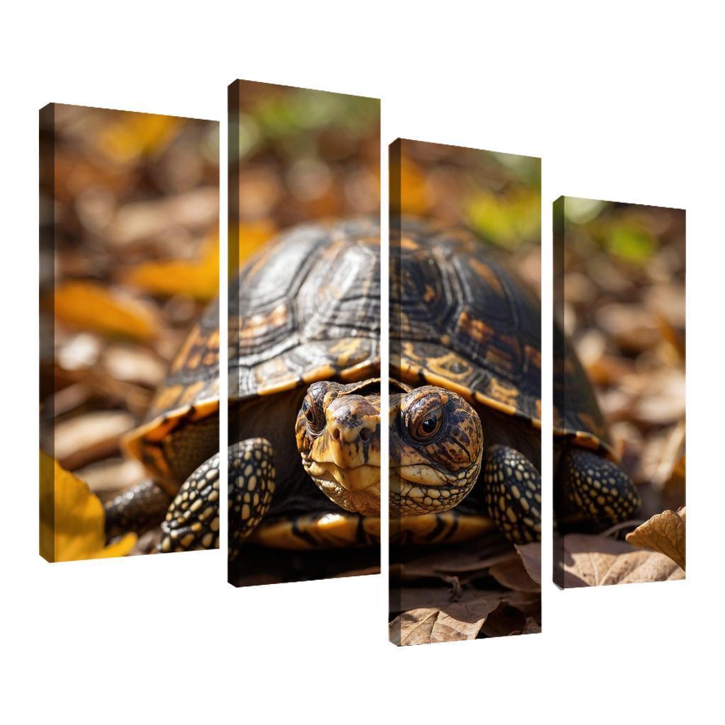 The Elegant Swallowtail Butterfly In A Wildflower Meadow Framed Paintings