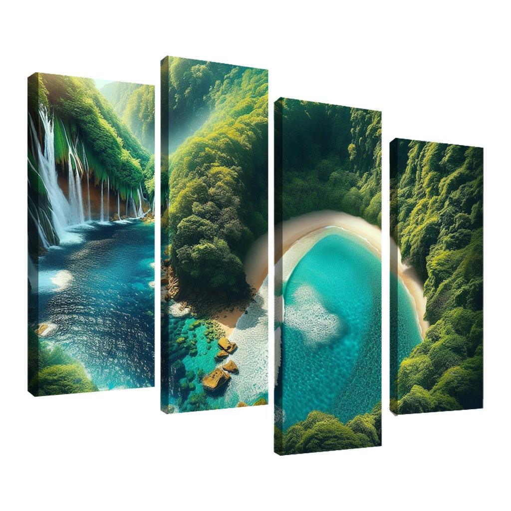 Mystic Cove Enchanted Forest Meets Sea Custom Paintings Frame