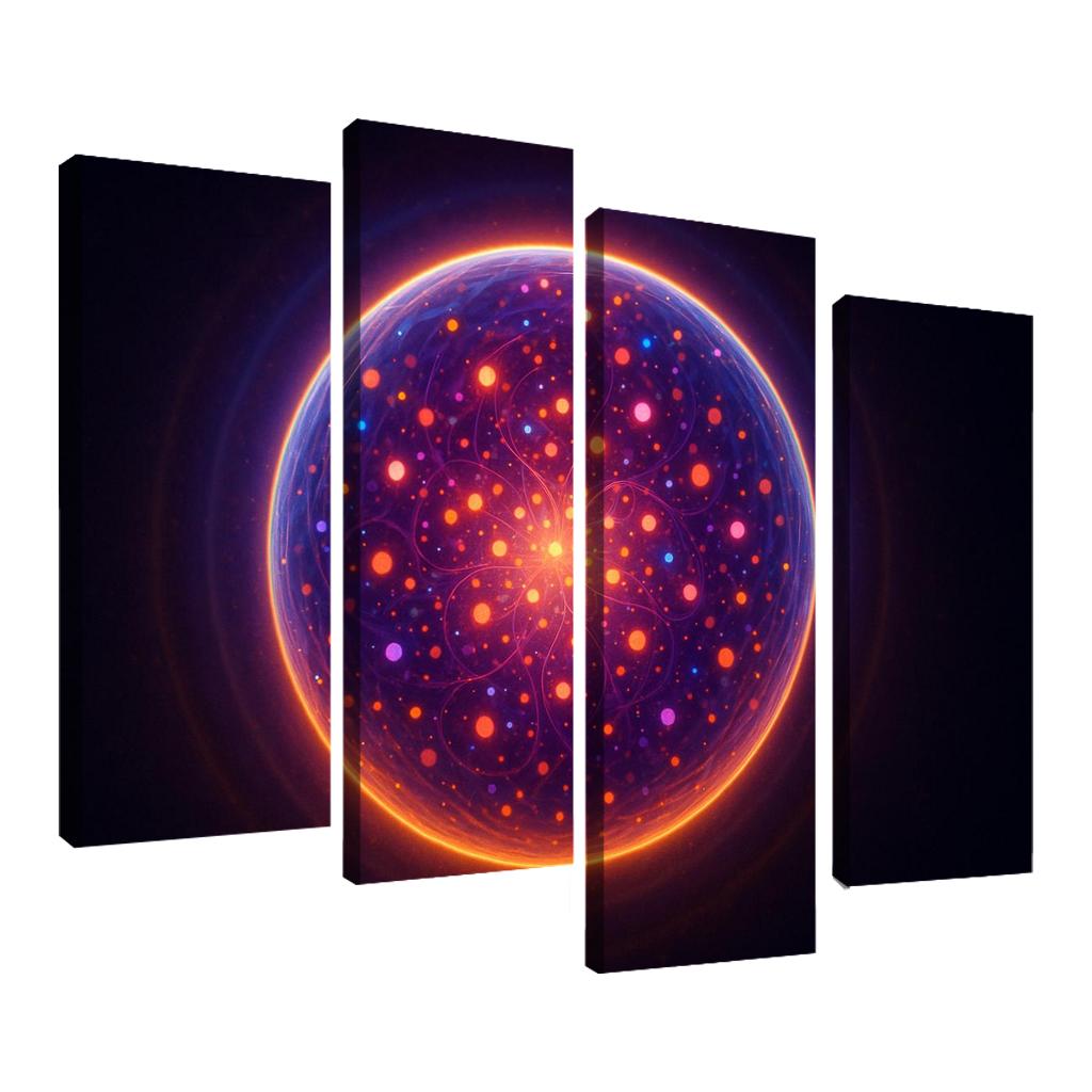 Pulse Of The Quantum Soul Oil Paintings Frame