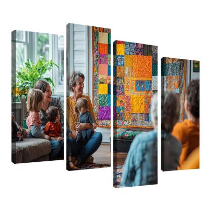 Threads Of Togetherness A Mothers Tapestry Custom Paintings Frame