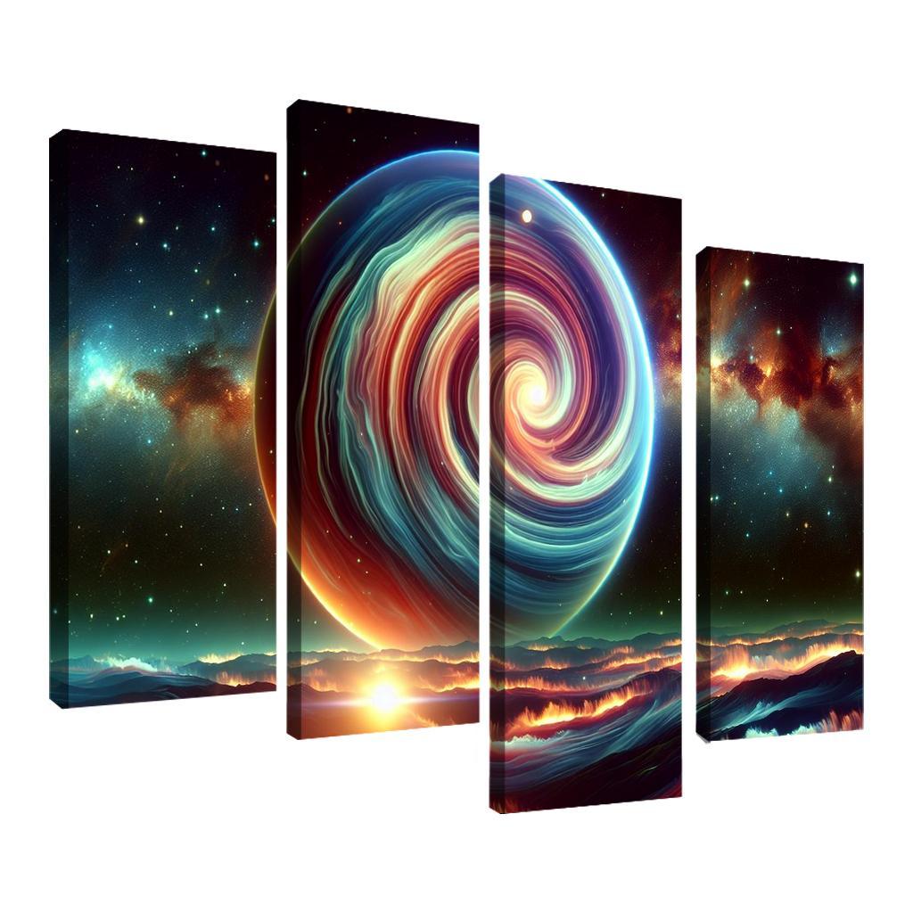 The Hidden World Of Gas Giants Abstract Paintings Frame