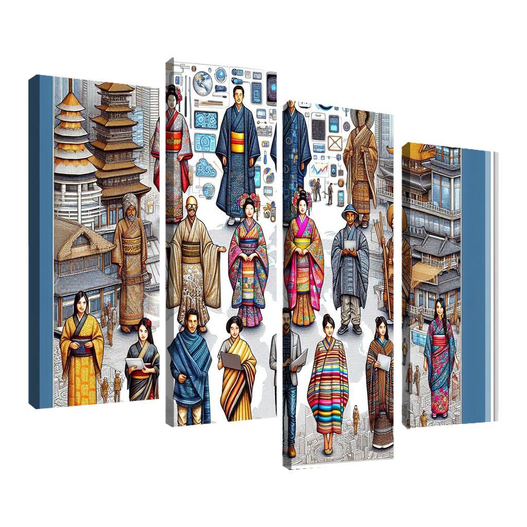 Roots Of Heritage The Value Of Cultural Preservation Custom Paintings Frame