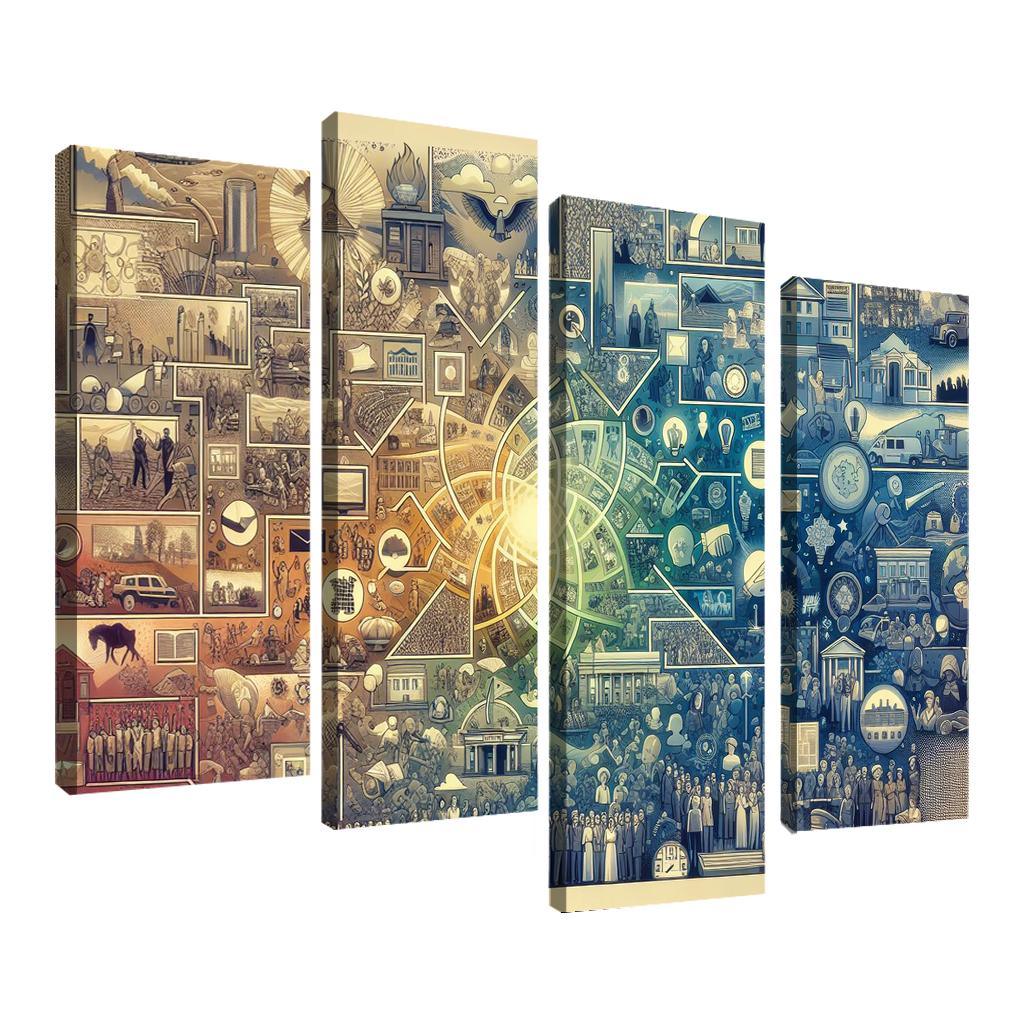 Whispers Of The Past Honoring Historical Trauma Multi-panel Paintings