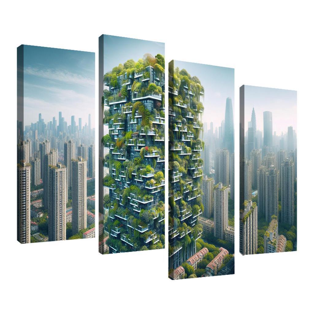 Vertical Forests Custom Paintings Frame