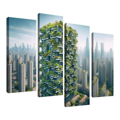 Vertical Forests Custom Paintings Frame