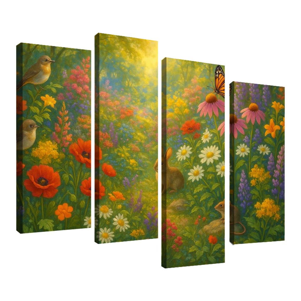 Secret Garden - Magical Plant World Framed Paintings