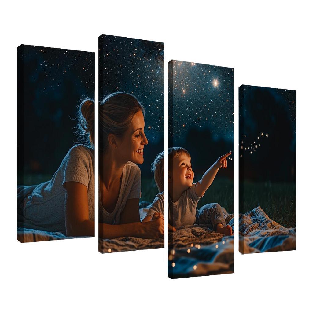 The Star In The Sky A Mothers Guidance Custom Paintings Frame
