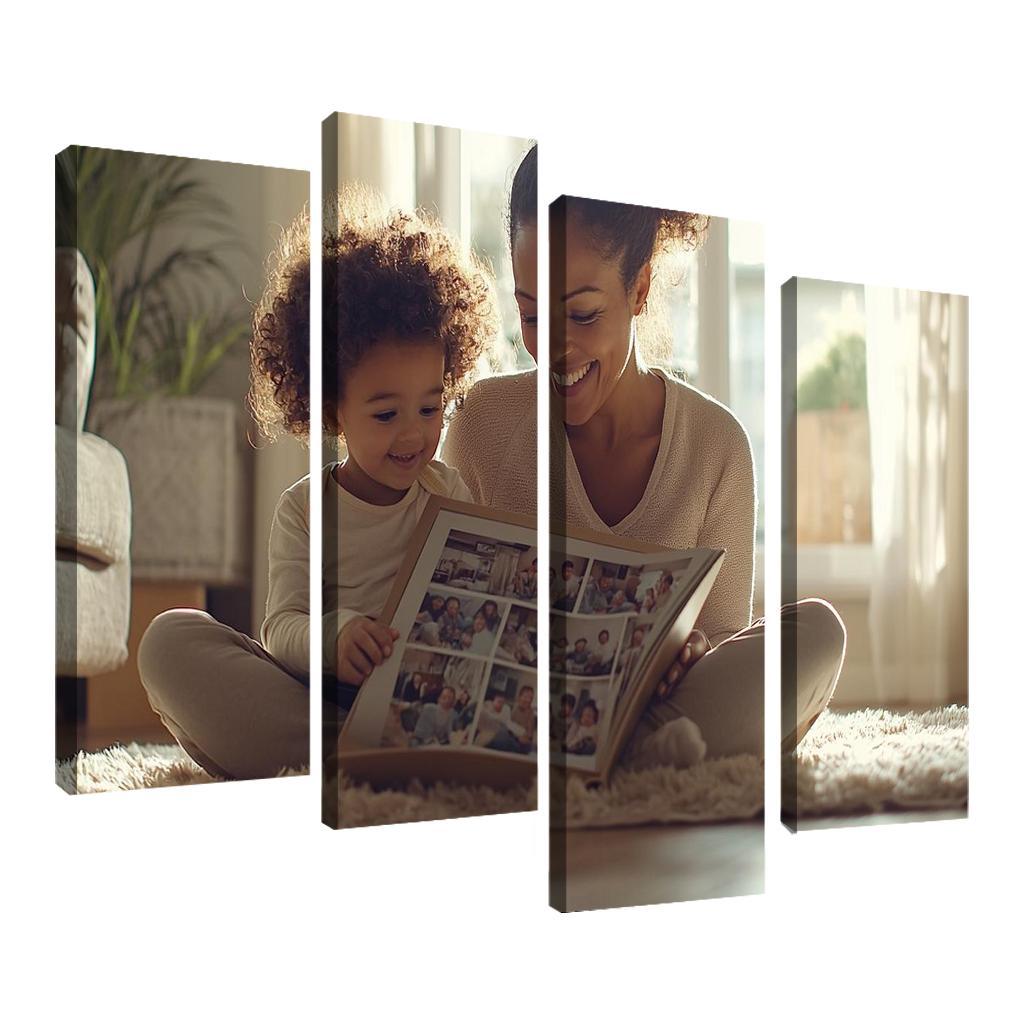 The Embrace Of Memories A Mothers Love Custom Paintings Frame