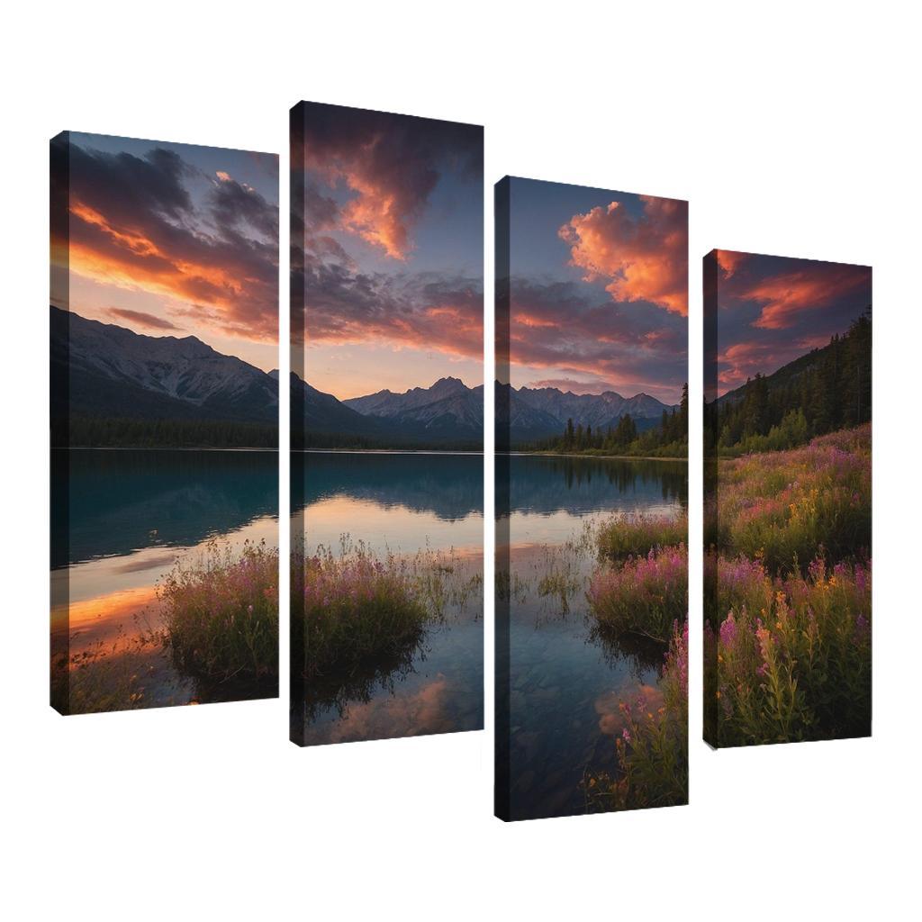 The Ethereal Glow Of Celestial Waters Oil Paintings Frame