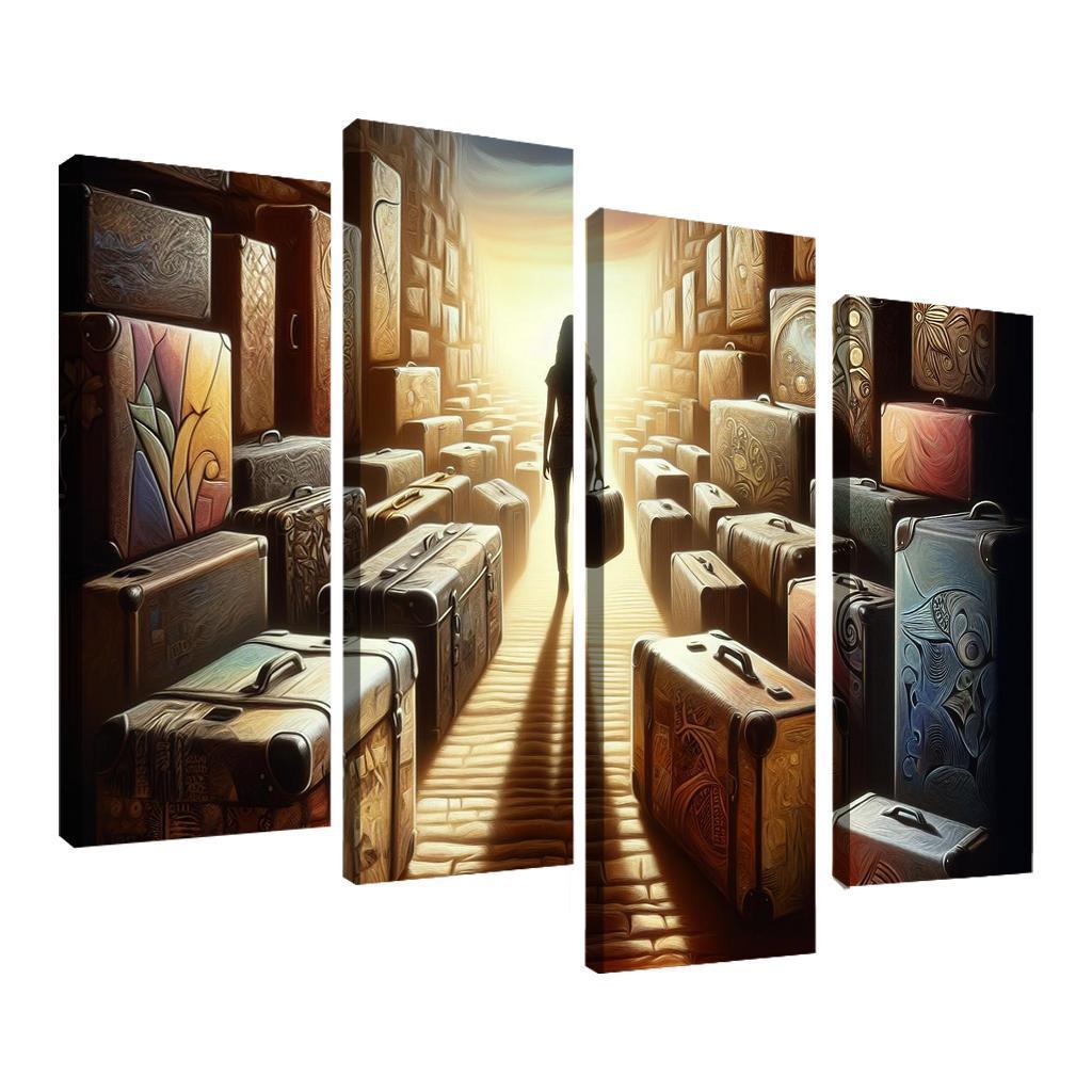 Voices Of Resilience The Refugee Experience Multi-panel Paintings