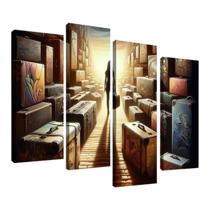 Voices Of Resilience The Refugee Experience Multi-panel Paintings