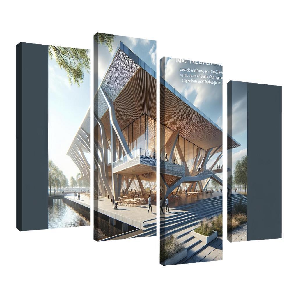 The Resilient Pavilion Custom Paintings Frame