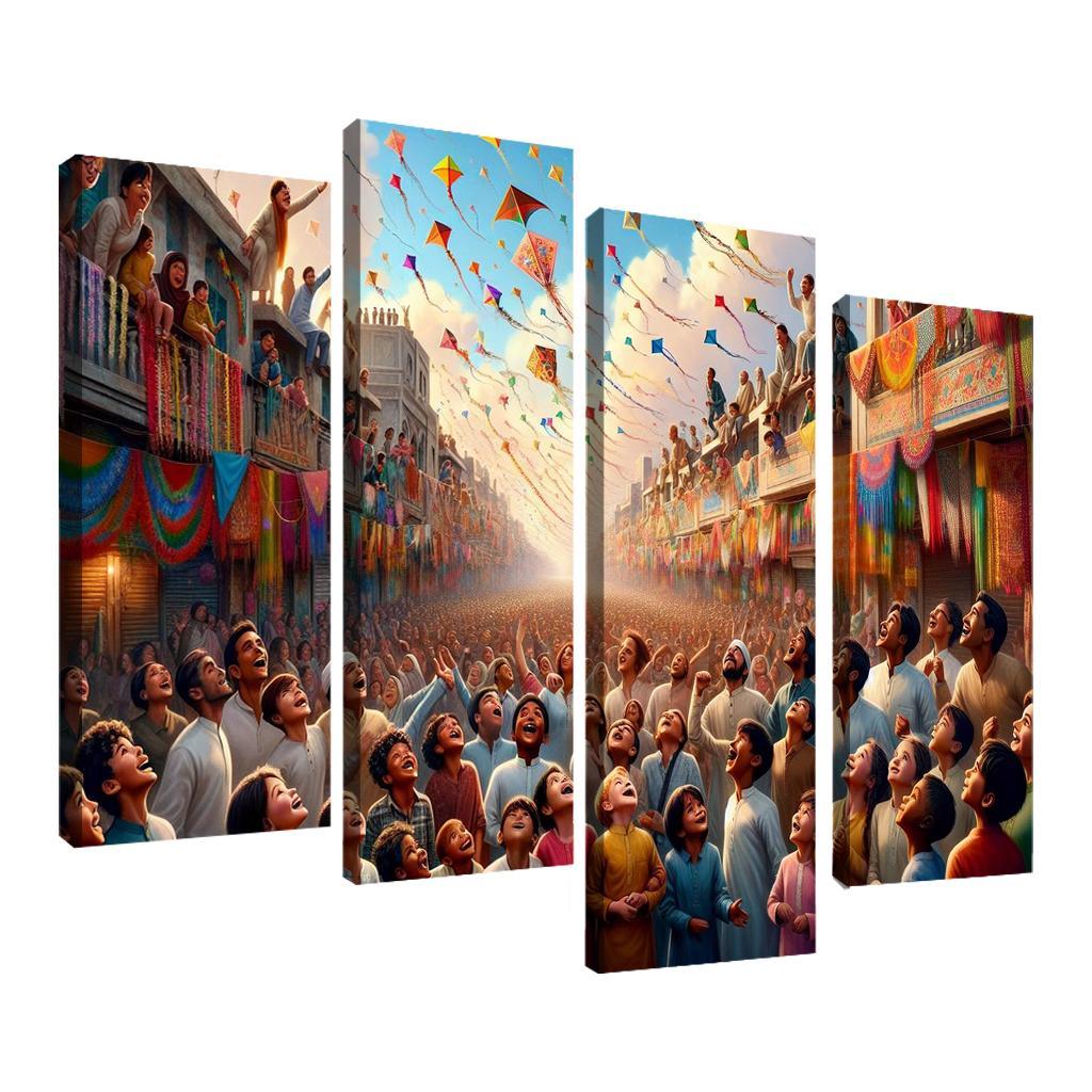 International Kite Festival - India Modern Paintings Frame
