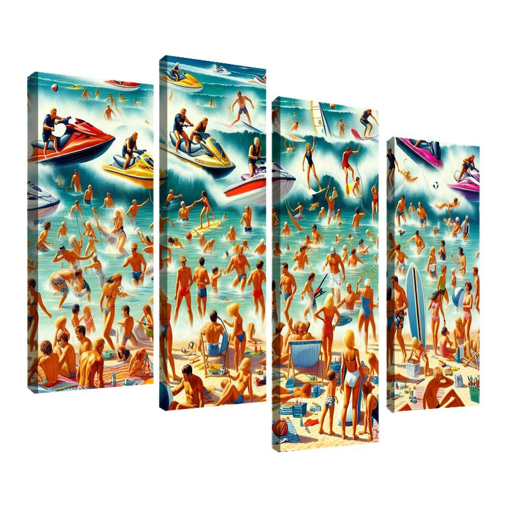 Adventure Cove Thrills On The Water Abstract Paintings Frame