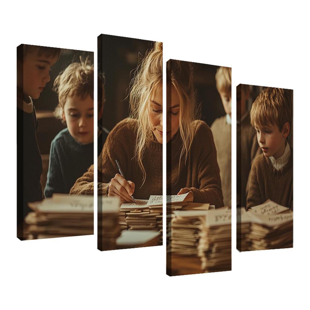 Love Letters A Mothers Heartfelt Words Modern Paintings Frame