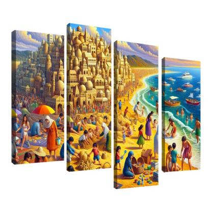 Calm Waters Ideal For Family Fun Abstract Paintings Frame