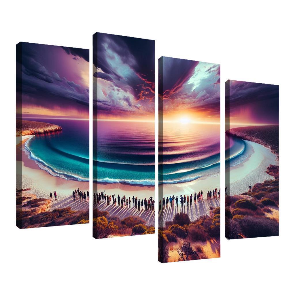 Whale Watch Vista Modern Paintings Frame