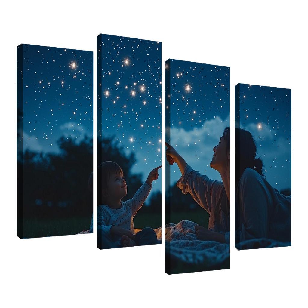 Stars In Our Eyes Dreams Of Tomorrow Custom Paintings Frame