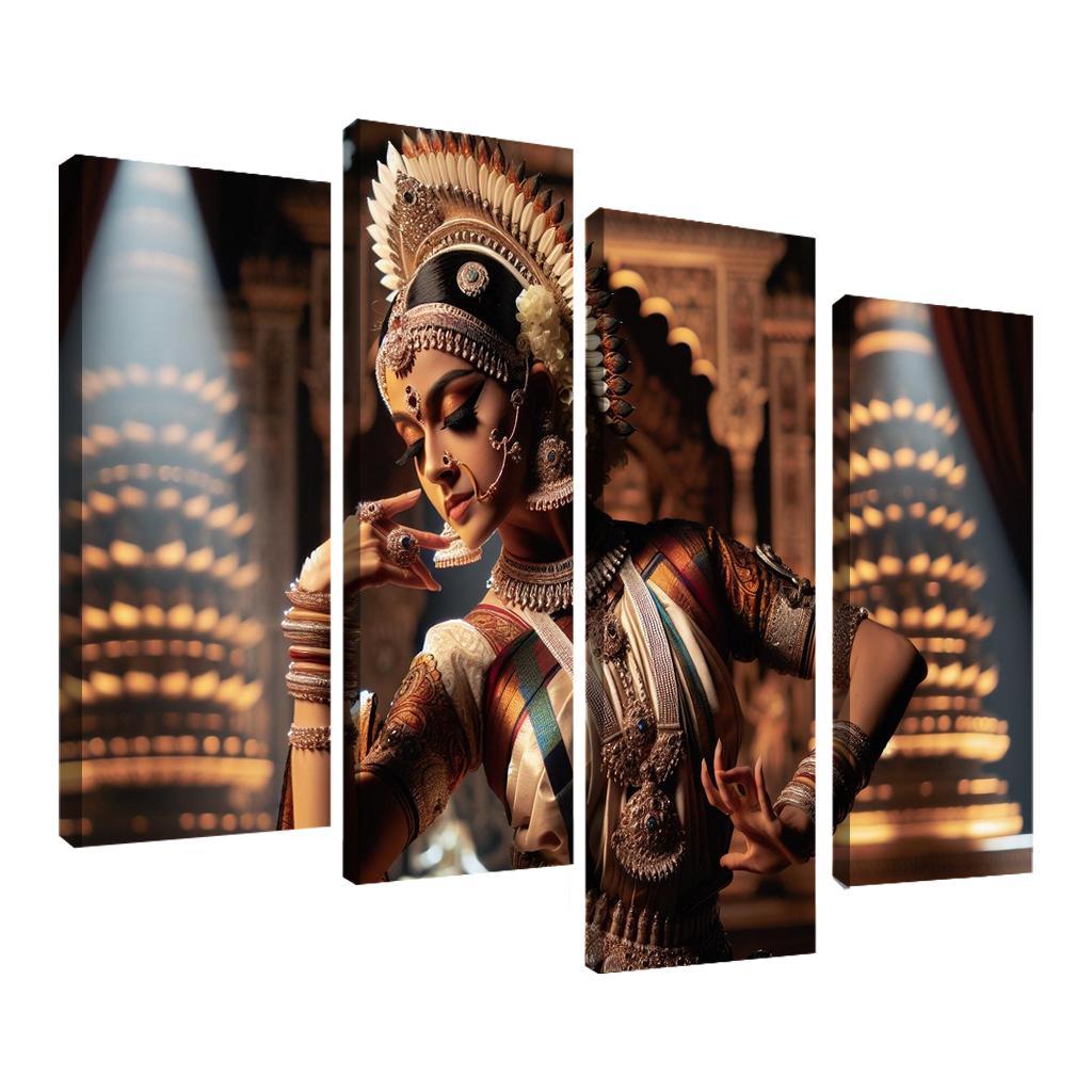 Bharatanatyam The Dance Of The Divine Modern Paintings Frame