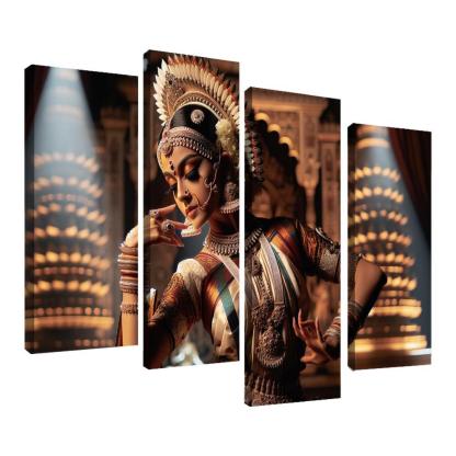 Bharatanatyam The Dance Of The Divine Modern Paintings Frame
