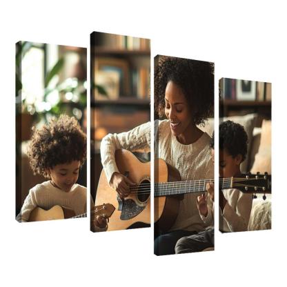 The Rhythm Of Our Hearts A Mothers Love Song Canvas Paintings Frame